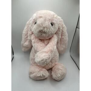 Jellycat London Bashful Bunny w/Chime Rattle, Pale Pink, 8” Sitting, NWOT